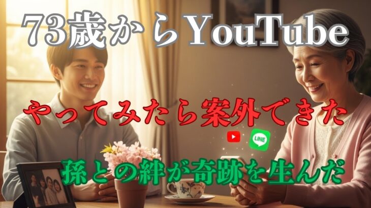【シニア挑戦】73歳おばあちゃんがスマホ→YouTube挑戦！孫との絆が奇跡を生んだ30分物語