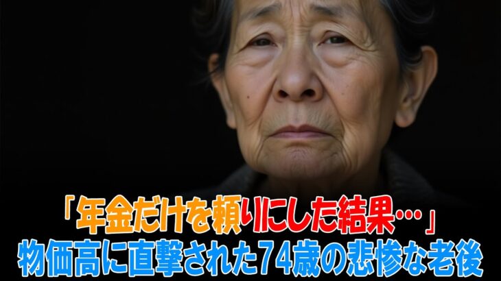 「年金だけを頼りにした結果…」 物価高に直撃された74歳の壮絶な老後の現実 | シニアライフ | 老後の生活