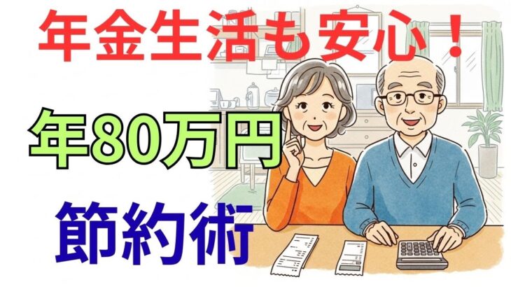 【完全解説】シニア世代のための節約術8選｜年金生活でも安心！無理なく続ける方法で年間80万円の節約を実現