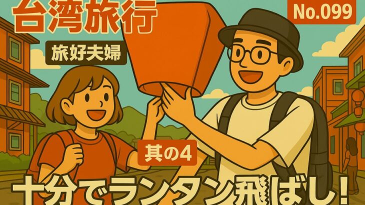 【台湾旅行】十分でランタン飛ばして幸せ気分！シニア夫婦の台北名所を巡る旅 Vlog No.099