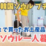 【韓国旅行Vlog】今日はソウルでプチ一人暮らし！emart でお土産を大人買い！ソウル18日間プチ移住！