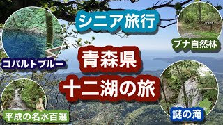 シニア旅行　青森県　十二湖の旅 ~ コバルトブルーに輝く湖 ~