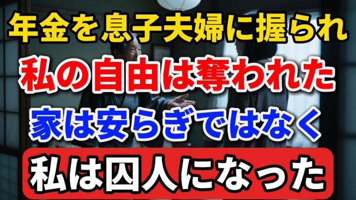 年金を息子夫婦に握られ、私は家の囚人になった#老後の暮らし #シニアライフ #人間関係 #年金生活 #毒親 #感動する話 #人生経験 #生き方