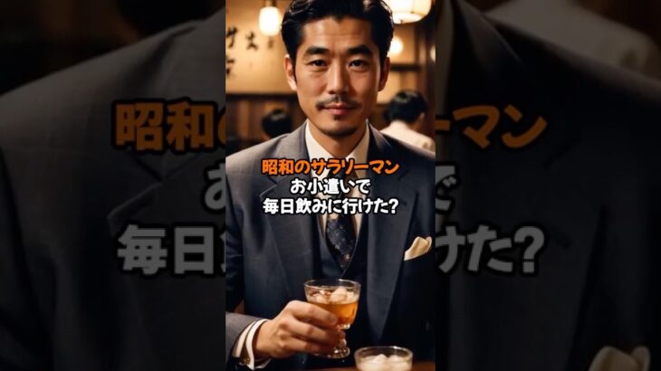 【雑学クイズ】昭和の社会人、小遣いで毎日飲みに行けた！？#雑学 #昭和 #シニア世代