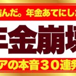 【シニア世代・年金崩壊】老後破綻、年金で苦しむ理由はこれだった。定年後に年金を当てにしていたシニア世代の末路。口コミ３０選紹介します。