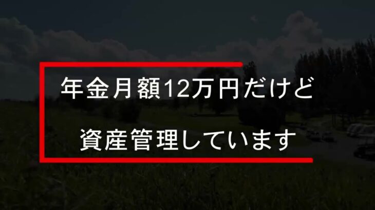 年金生活者のシニアライフ／親から子へ安心のバトン ／年金月額12万円しか無いけど資産管理と公開しているんです。