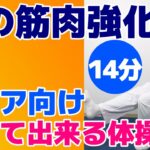 座って足の筋力トレーニング【足の健康体操　14分】シニア向けの簡単で効果的な体操　ご自宅、高齢者施設やデイサービスでそのまま流してお使い頂けます