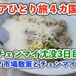 【シニア一人旅2025夏編】ワロロット市場散策とチェンマイグルメ チェンマイ沈没３日目 20250705