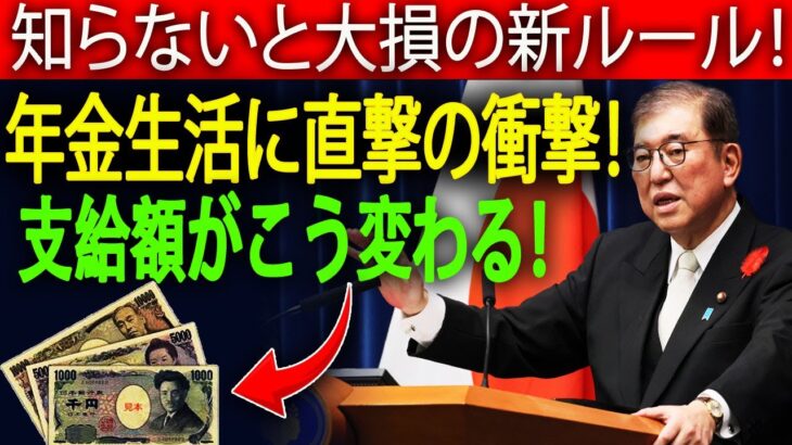【2025年年金大改革】全シニア必見！知らないと損する重要変更点まとめ