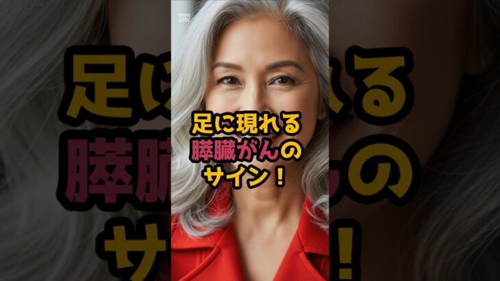 #足に現れる膵臓がんのサイン3つ #シニア健康 #60歳代