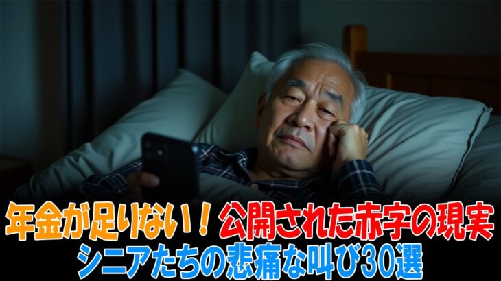 年金が足りない！毎月公開される赤字の現実…シニアたちの悲痛な叫び30選 | シニアライフ | 老後の生活