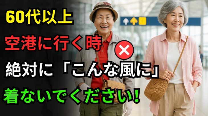 シニア女性の空港ファッション完全攻略！完璧なスタイル4選＋7つの失敗｜60代以降のファッション｜シニアのファッション