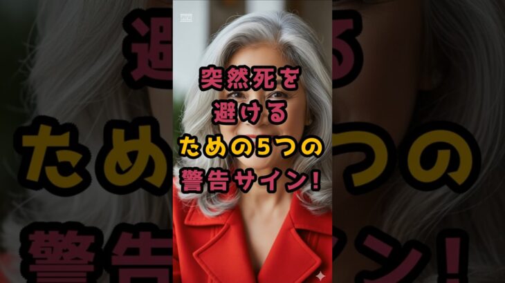 ＃突然死を避けるための5つの警告サイン #シニア #シニア健康 #60歳代