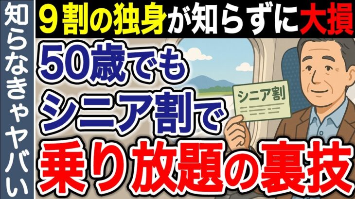 50歳から使える！旅行が激安になるシニア割&裏ワザ全まとめ