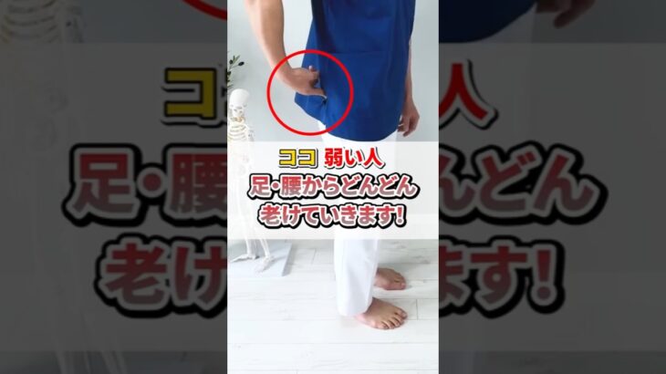 【60歳からのお尻筋トレ】膝 腰の老化防止！ 10秒でヨボヨボ 下半身の衰え 解消
