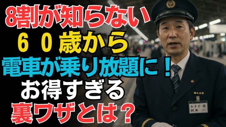 【大人の旅】60歳から使える鉄道割引10選！知って得する節約の知恵袋