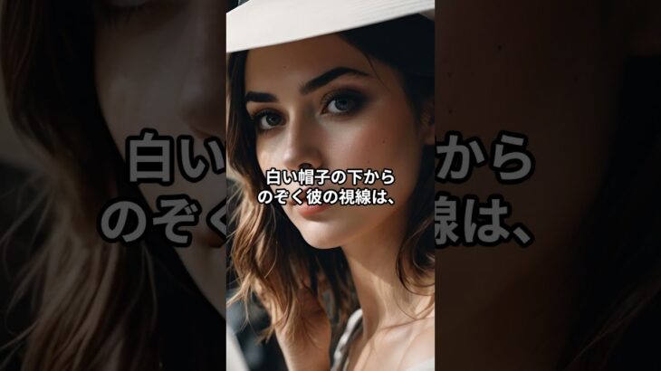 「異国の街角、白い帽子の下で—62歳旅行好き女性と69歳画家の出会い」#shorts #シニア恋愛