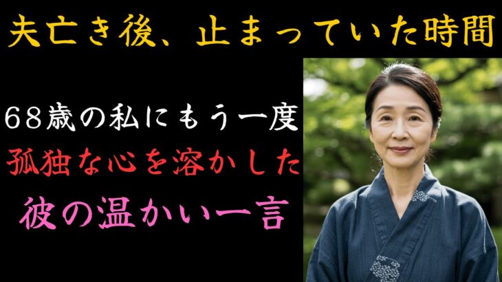 【シニア恋愛】68歳、亡き夫への罪悪感と新しい恋への戸惑い。「いい人ができたの？」娘の言葉に心が揺れる…