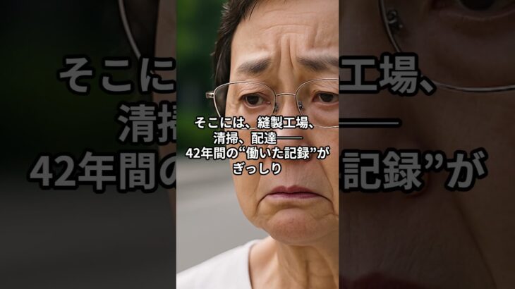 「年金未納のまま68歳を迎えた女性──“79万人の現実”と向き合い、彼女が選んだ“最後の生き方”とは」【60代以上の方へ/シニア】【Short Ver.】