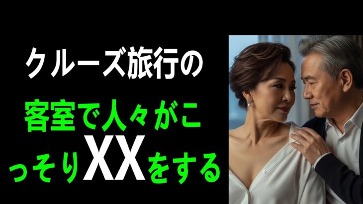 【シニア恋愛】 死別後、クルーズ旅行中に出会った70代の男 【朗読ドラマ】