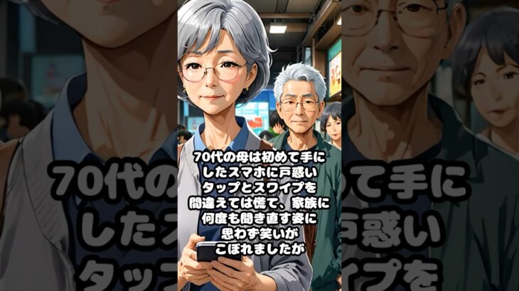 70代母、初めてのスマホに悪戦苦闘！最後のオチに爆笑