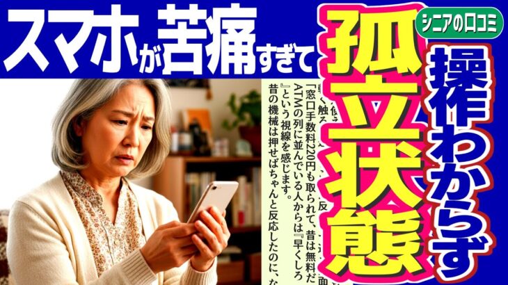 【シニアの口コミ・体験談】「デジタルに完全敗北…」IT機器に困惑するシニア30選
