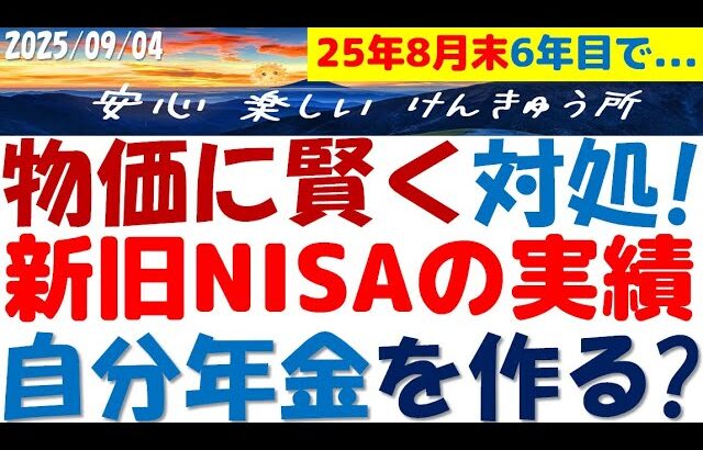 積立NISA新旧 6年目の利益公開～物価上昇で30年後は？物価に勝つ自分年金の作り方！投資戦略の体系～マネっこしてね