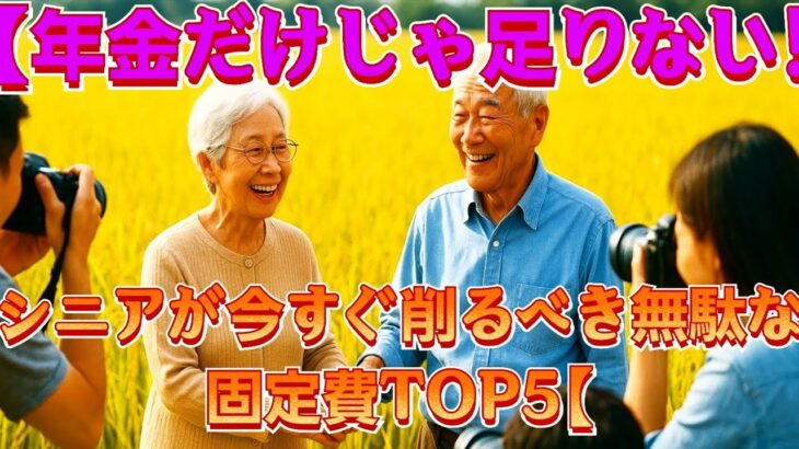 【年金だけじゃ足りない!?】シニアが今すぐ削るべき無駄な固定費TOP5【ゆっくり解説】