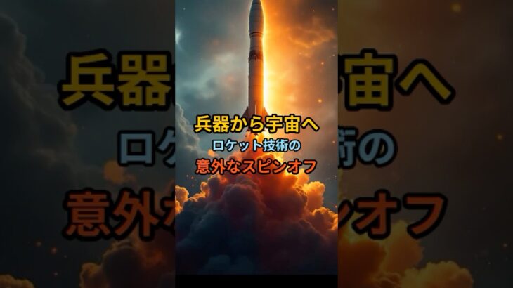 ロケットの秘密！兵器からスマホまでの大変身 #日本史 #chatgpt #若い頃