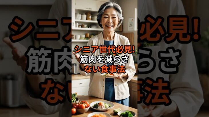 シニア向け筋力低下予防#shorts #シニア #筋力低下#予防医学