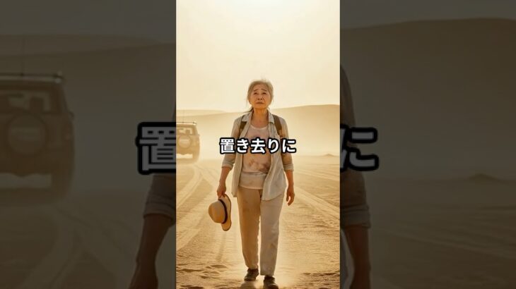 「親孝行よ」豪華ドバイ旅行 。灼熱の砂漠で叫んぶ！！『あなたはイラン!!』#shorts #スカッと #シニア #朗読  #60歳代