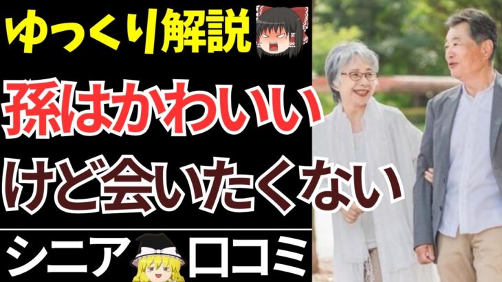 【シニアの口コミ】子供夫婦に帰省してほしくない裏事情！孫かかわいいけどそれより・・・【ゆっくり解説】