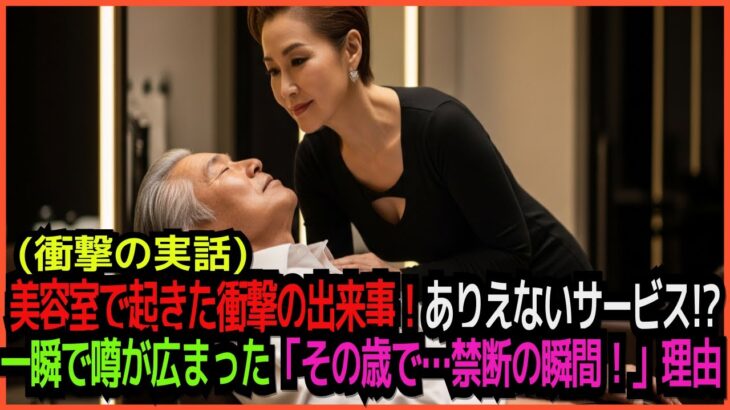 美容室で起きた衝撃の出来事、その歳で明かされた“禁断の秘密”#美容室 #シニア #衝撃の出来事 #禁断の秘密 #噂 #人間ドラマ #反転 #尊厳 #絆 #実話