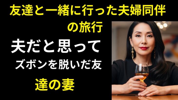 【シニア恋愛】友達と夫婦同伴旅行に行ったこと 【シニア恋愛】|｜禁断の恋｜実話朗読｜中年女性の選択【熟年恋愛】