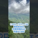 明智平ロープウェイ@日光市に乗ってみた。感想は、人によりけりでしょうが、私は良かった。その一部！　　　　　　　　　　　#旅行 #日光 #ロープウェイ