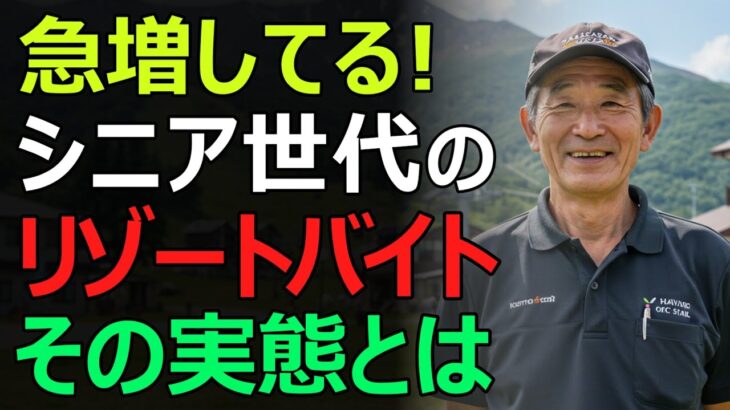 【老後の輝き】シニア夫婦がリゾートバイトで見つけた“第二の人生”。住まいも食事も温泉も無料、リゾート地で見つけた理想の生活とは？