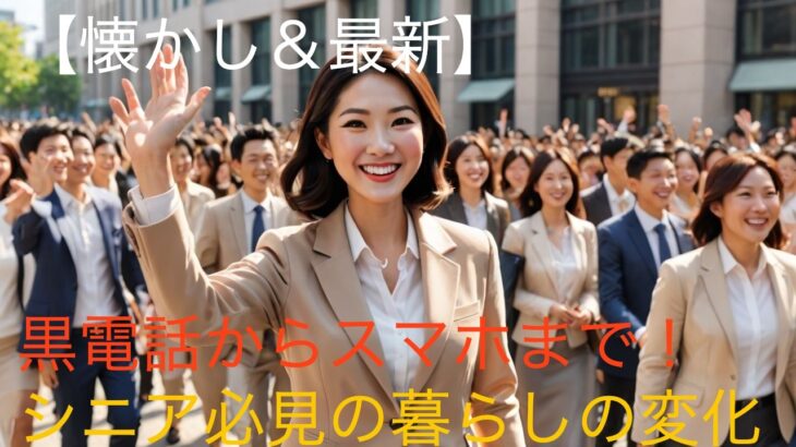 懐かしの電話からスマホ時代へ！シニア世代が知っておきたい暮らしの変化