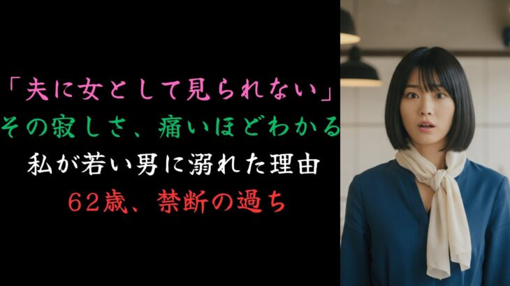 【シニア恋愛】「寂しかったから」浮気をした妻の叫び。全てを失った夜、冷え切った夫が流した初めての涙の理由。|シニア恋愛 | 大人の恋愛 | シニアロマンス | 婚活