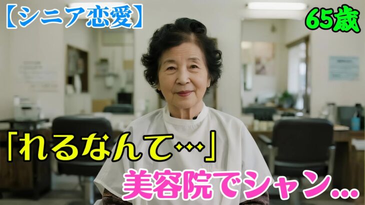 【シニア恋愛】「こんなに優しく触れられるなんて…」実話！美容院でシャンプーされただけなのに心まで揺れました。【熟年恋愛】