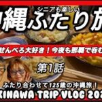 【沖縄vlog】沖縄旅行4泊5日第1話　出発〜那覇初日編…シニアも楽しい那覇で居酒屋呑み！