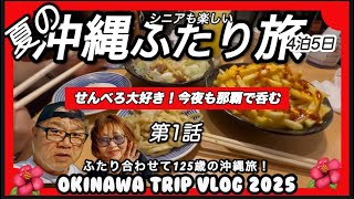 【沖縄vlog】沖縄旅行4泊5日第1話　出発〜那覇初日編…シニアも楽しい那覇で居酒屋呑み！