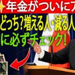 【緊急速報】年金支給額が変わる！｜11月から増える人・減る人｜知らないと損する最新制度