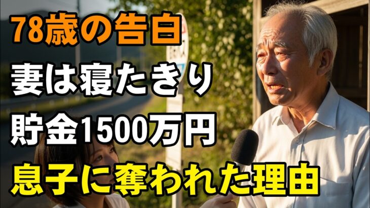 年金月12万円の暮らし。老後資金1500万円、息子の「助けて」を信じた結果、妻は寝たきり、自身は深夜の清掃員に…地獄のような現実。【シニアライフ】【60代以上の方へ】