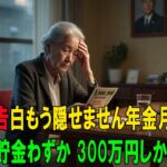 年金月12万円、貯金300万円。家計を知らずに過ごした主婦の静かな後悔