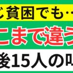 【衝撃】同じ貧困でもこんなに違う！シニア15人が語る“格差の現実”とは？