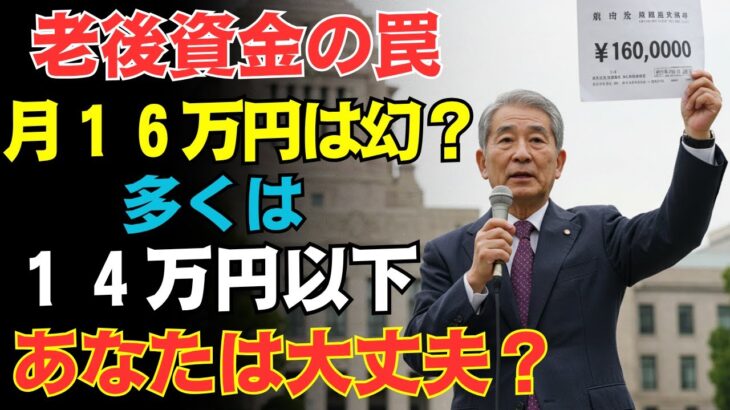 【意外な現実】年金16万円はごく一部？知らないと損する老後の備え方を徹底解説！#年金不安 #老後資金 #シニアライフ