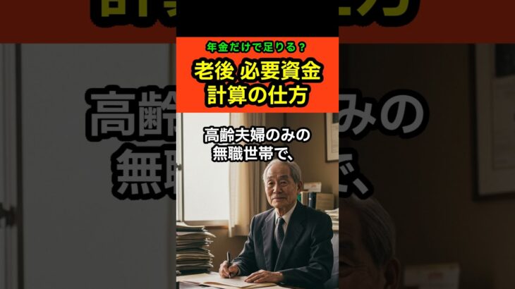 【老後の現実】退職後20年の生活費を計算してみる #シニア #シニアライフ #老後