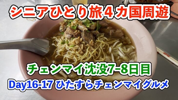 【シニア一人旅2025夏編】ひたすらチェンマイグルメ チェンマイ沈没７−８日目 　20250709-20250710