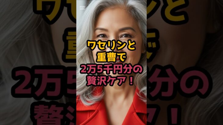 #ワセリンと重曹で2万5千円分の贅沢ケア！ #60歳代 #シニア健康