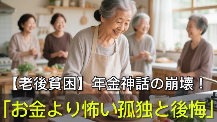 【老後貧困】年金神話の崩壊！シニア30人が語る「お金より怖い孤独と後悔」｜命の光